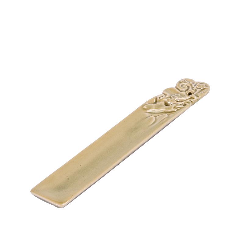 Modern Ceramic Incense Holder for Agarwood & Sandalwood - Indoor Zen Ornament for Incense Sticks.