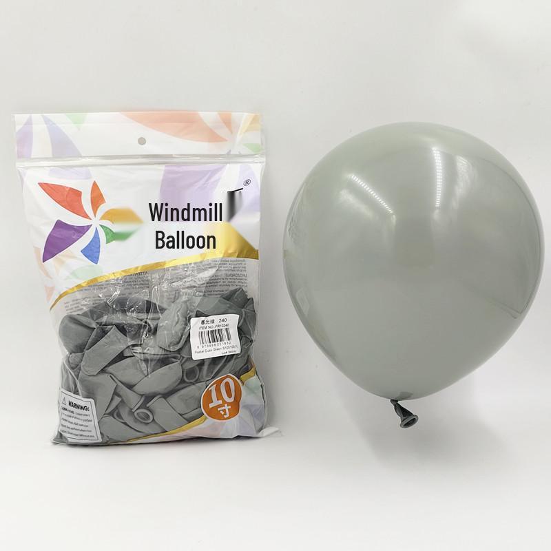 10 Matte Pinwheel Plate: Balloon Arch Decor for Weddings & Birthdays