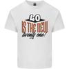 40th Birthday 40 is the New 21 Funny Unisexs Light Cotton TShirt