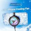 AL01 Handy-Kühlventilator Tragbare Schnellkühlung USB Smartphone Kühler Mobiler Gamepad-Kühler für Spielkonsole