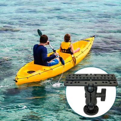 Kayak Fish Finder Mount Base Universal 360 Degrees Rotation Electronics Finder Holder Fish Finder Bracket Kayak Accessories