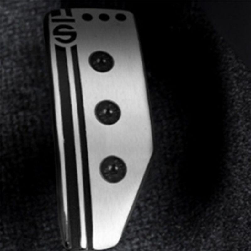 QQ-Car Aluminum Alloy Pedal Rest Pedal Cover Accelerator Pedal Cover Clutch Pedal Cover For Manual Transmission Car Pedals