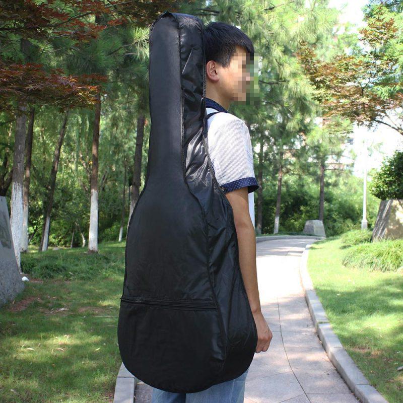 Oxford Cloth Guitar Bag Case with Pocket Adjustable Shoulder Strap Guitar Parts & Accessories