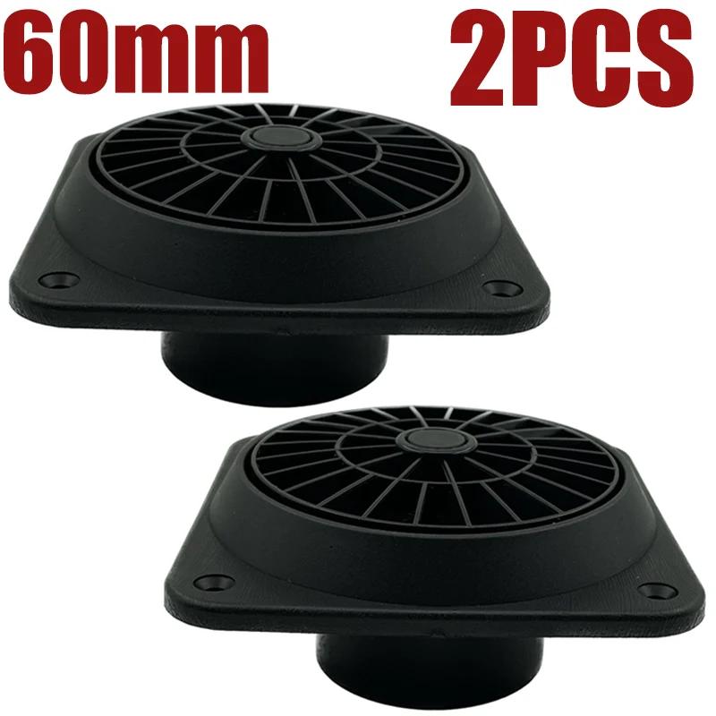 1/2/4/6X 60mm/2.36" Warm Diesel Heater Conditioner Ducting Duct Air Vent Outlet with Fan Black For Webasto Car Truck Camper VAN