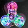 Crystal Luminous Fidget Spinner LED Light up Sensory Fidget Toys for Kids Adults ADHD Stress Anxiety Relief Toys Party Supplies