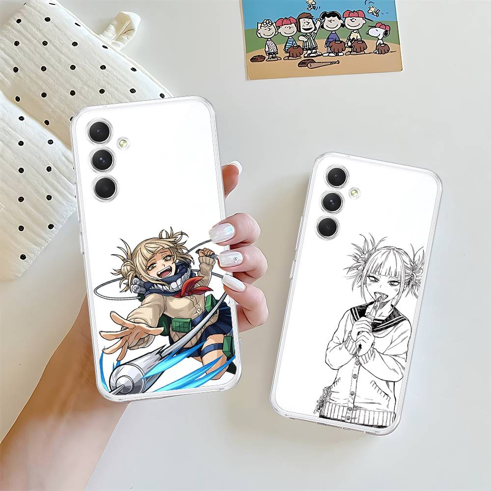 H-Himiko T-Toga HD Clear Transparent Phone Case For Samsung Galaxy A52,A12,A51,S24,S23,S22ULTRA,S21 Edge,S20LITE,Plus,U