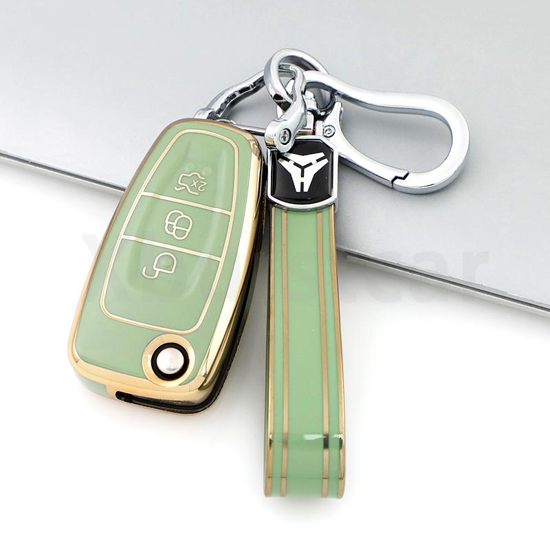 Auto Keyless For Ford Focus Galaxy Mondeo Transit Tourneo Custom Ranger C-Max S-Max Soft Fashion Tpu Car Remote Key Case Cover