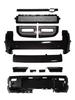 Black Warrior Kit for Defender 007 Bumpers - Front & Rear, No Tow Hook Modification