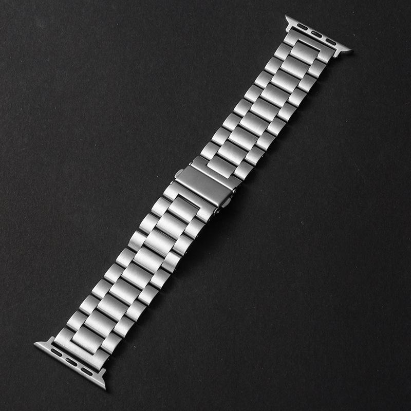 Kompatibles dreigliedriges Edelstahlarmband für Apple iWatch S10/S9 & Huawei GT6