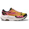 HOKA One One Mafate X Classic Versatile Slip Resistant Durable Breathable Lightweight Trail Running Shoes Women Sneakers Yellow Pink 1162010-NNH