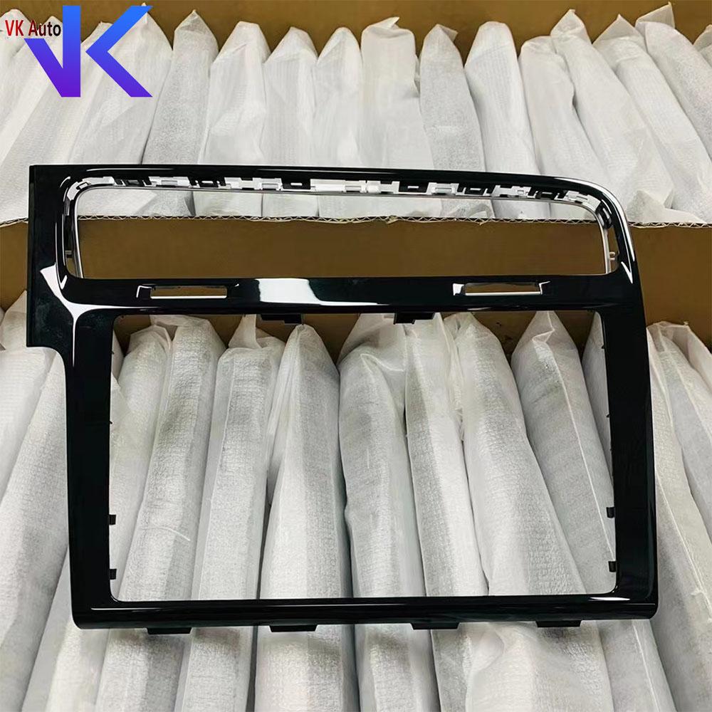 Piano color black For Golf Mk7 Trim 8 "Inch & 9" Inch Screen Bezel For Golf 7 CD Radio Plates Decorative Frame Panel