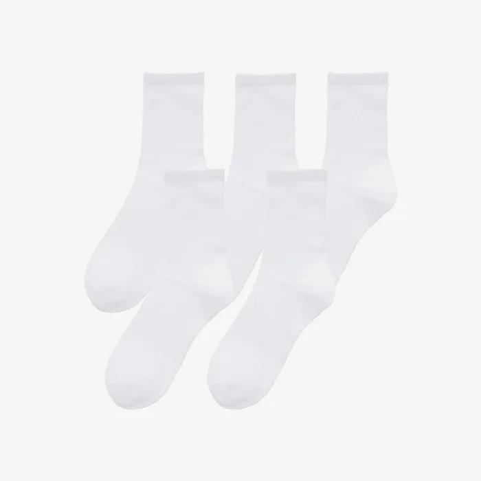 Women's Mid-calf Socks 5-Pair Package (3 Colors)