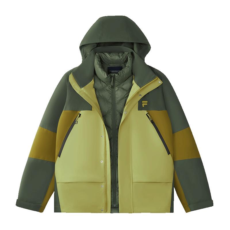 

FILA FUSION Couple s Casual Down Jacket Two-Piece Set XS