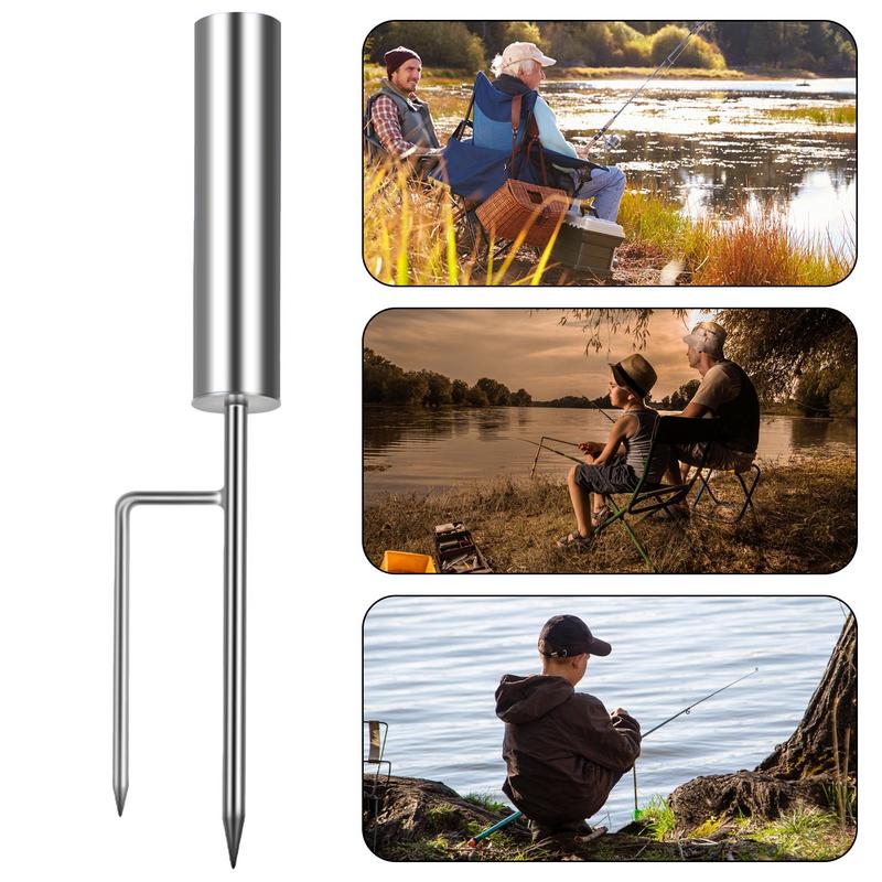 Držáky zemních tyčí pro rybolov Držák rybářských prutů Zápich do země Zemní podpora Stojan na rybářské pruty Přenosný Držák mořských prutů