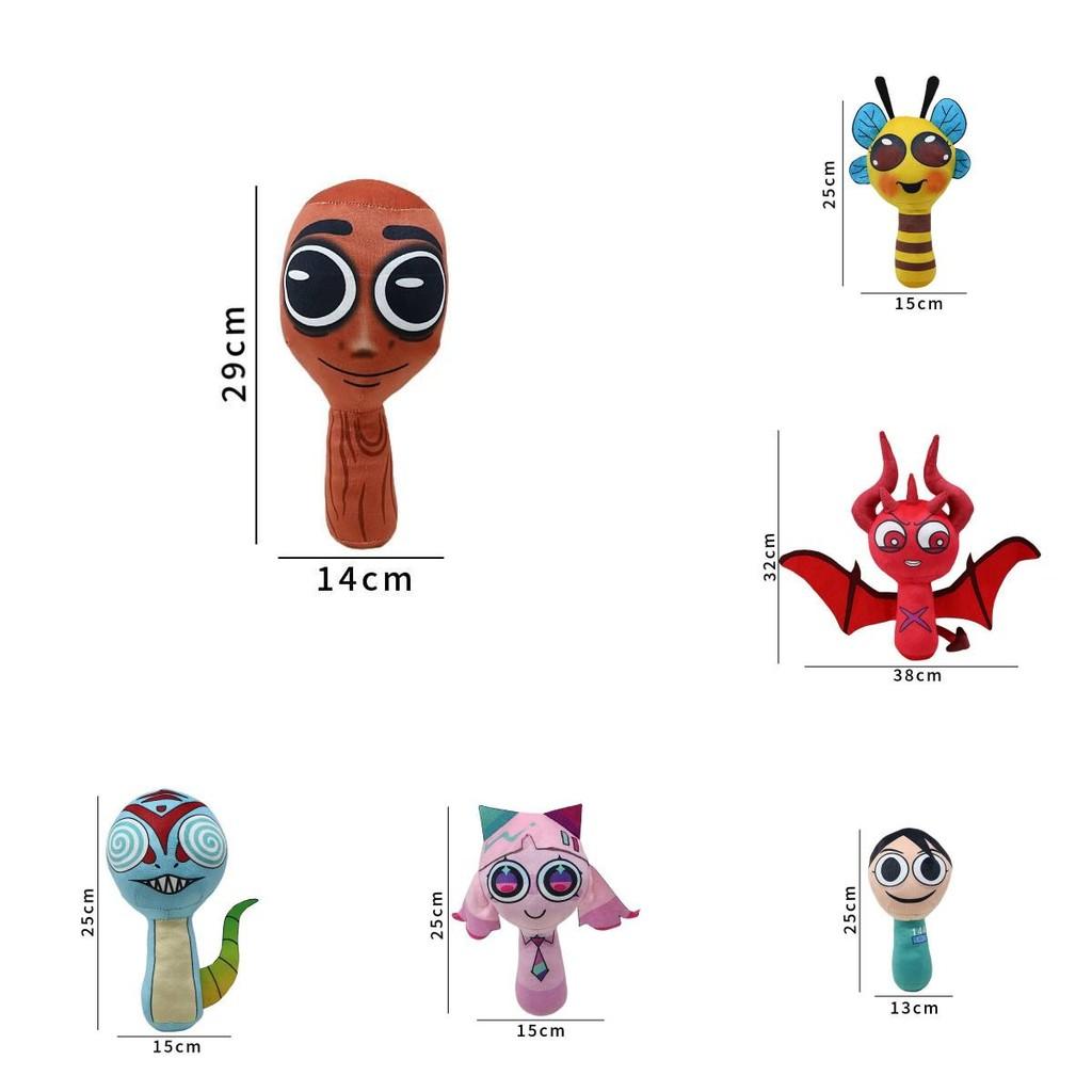 Sprunki Toy Plush Cute Cartoon Game Character Boys Kids Fun Holiday Doll Gift