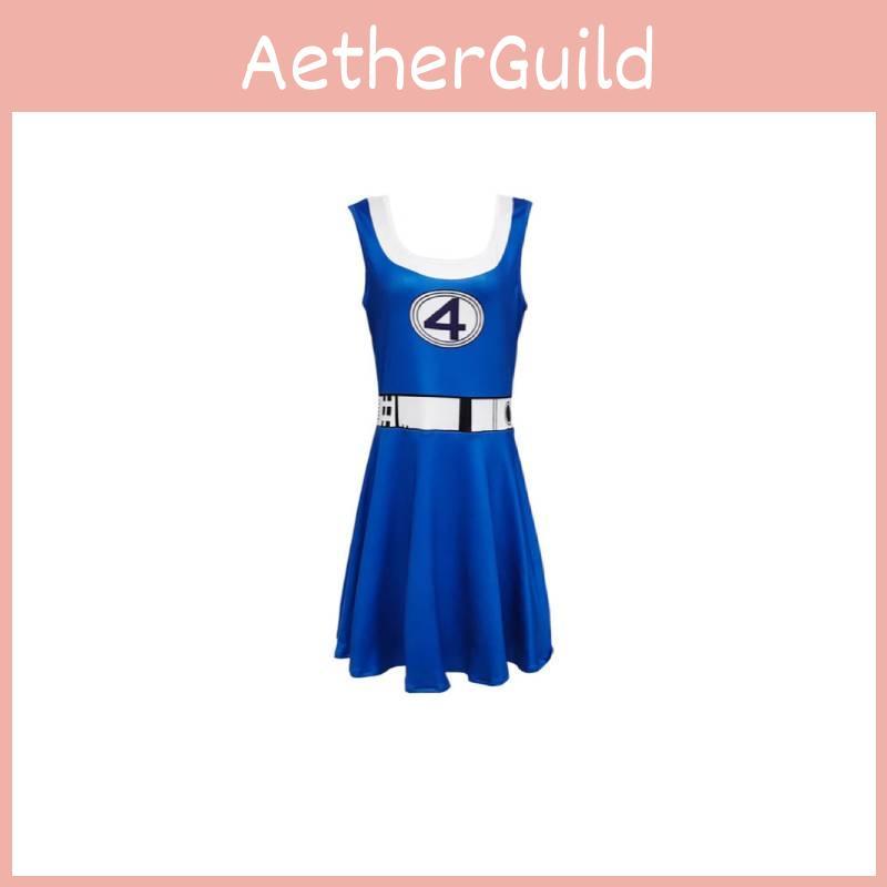 Fantastic Four Cosplay Bodysuit For Halloween Dress Up With Durable Milk Silk Fabric For Kids And Adults