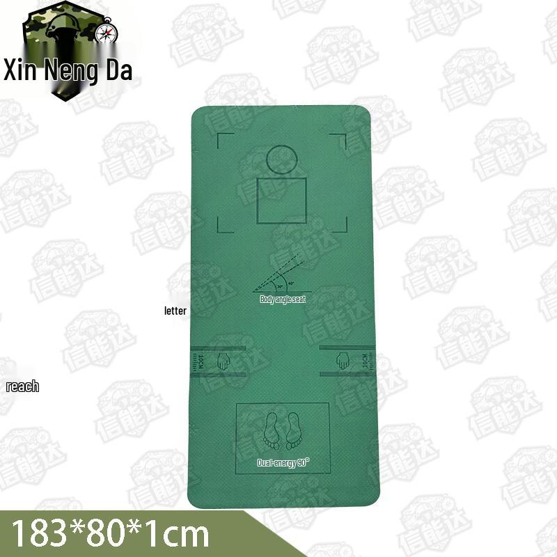 Fitness Yoga Mat with Position Lines