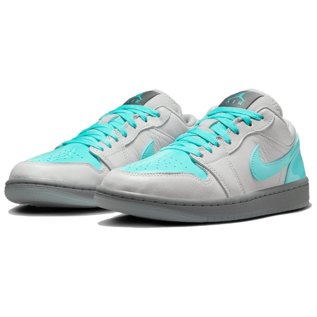 Dámské tenisky Air Jordan 1 Low SE Polaroid Teal Photon-Dust Aurora-Green HQ3599-025