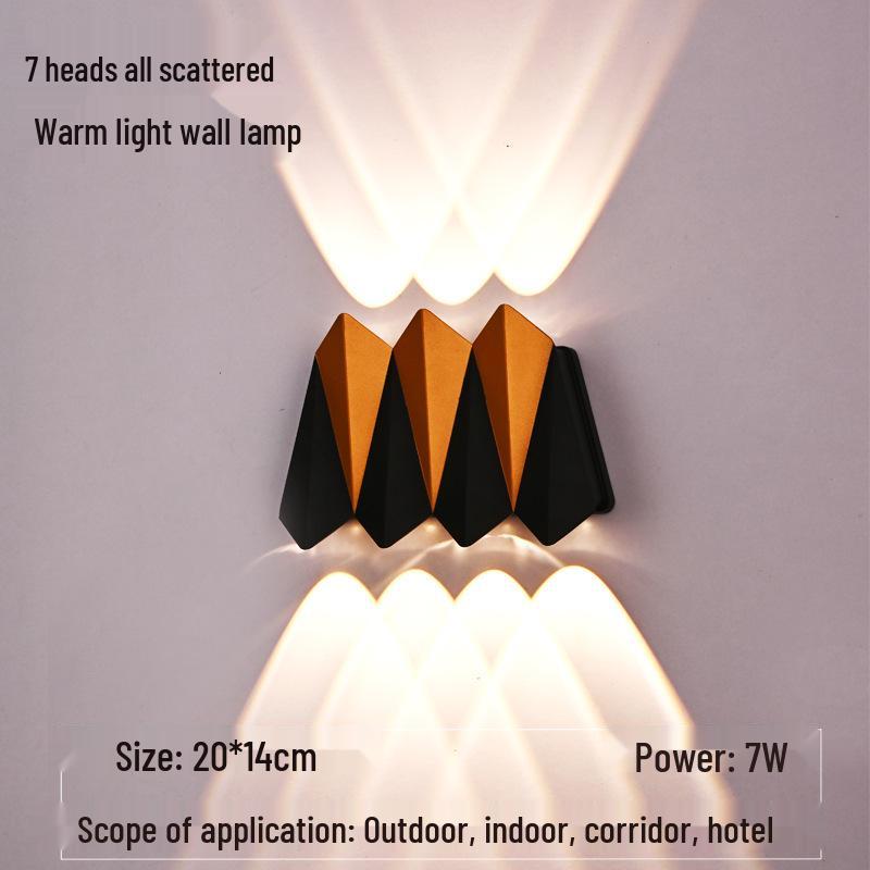 Airplane Series Outdoor Minimalist Wall Light for Villa, Courtyard, Balcony, Corridor, Aisle, or Stairway