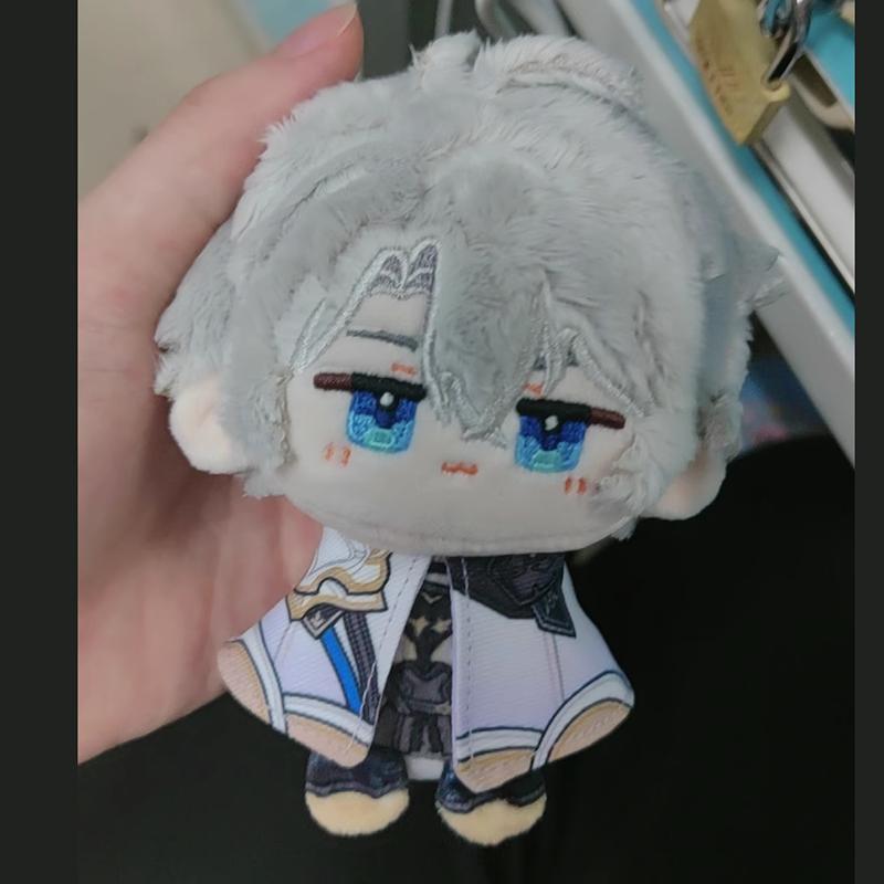 Game Honkai Star Rail Mydei Plush Dolls Keychain Mini 12Cm Backpack Pendant Plusie Dolls Anaxagoras Plush Toys Xmas Gift Fans
