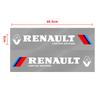 2 st Bildekaler 3D Auto Sidokropp Sportdekal Dekaler Biltillbehör För Renault Dacia Megane 2 3 Duster Logan Clio 4 Scenic 2 Captur