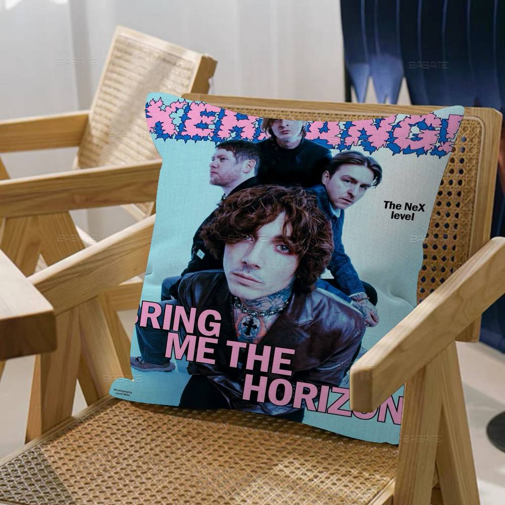 Band B-Bring Me The H-Horizon Pillowcase toon Gift Cushion Cover Bedroom Home Sofa Chair Seat Decor pillow case