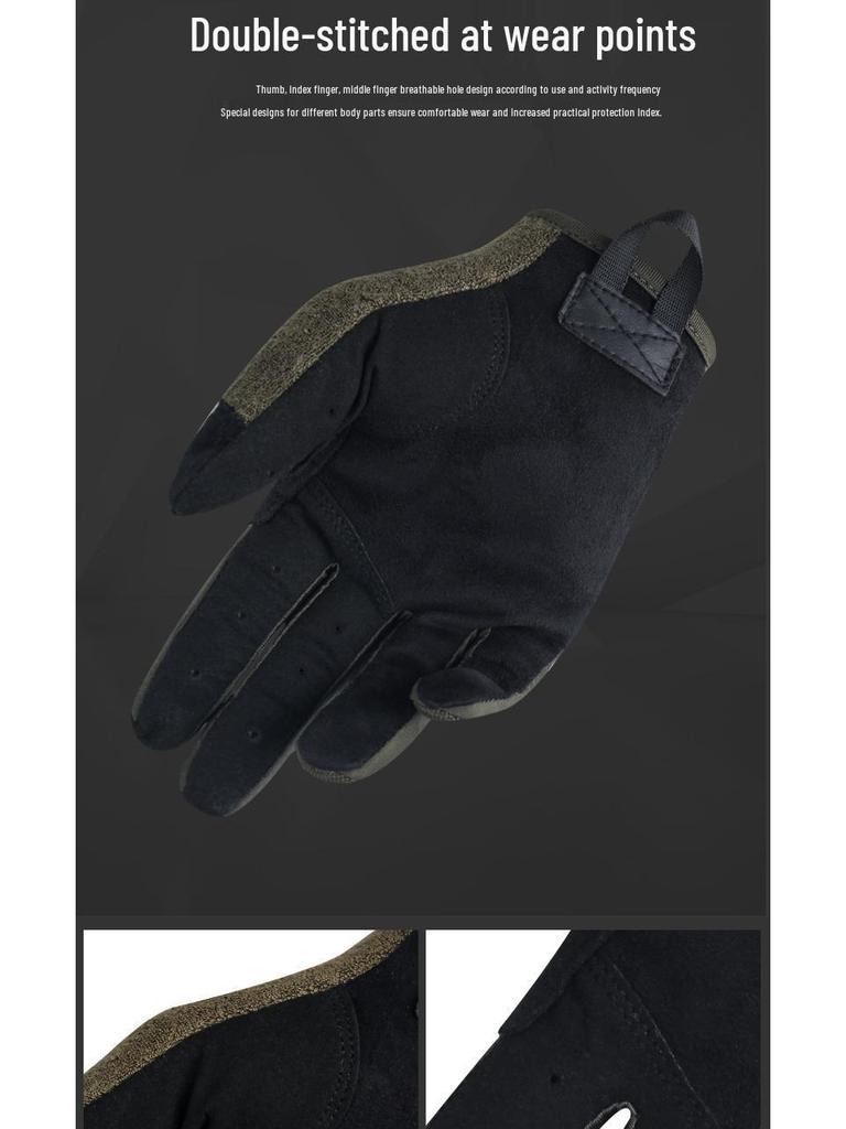 Camouflage Touchscreen Taktische Radhandschuhe - Stoßdämpfend, Abriebfest, Sturzschutz für Outdoor-Sportarten.