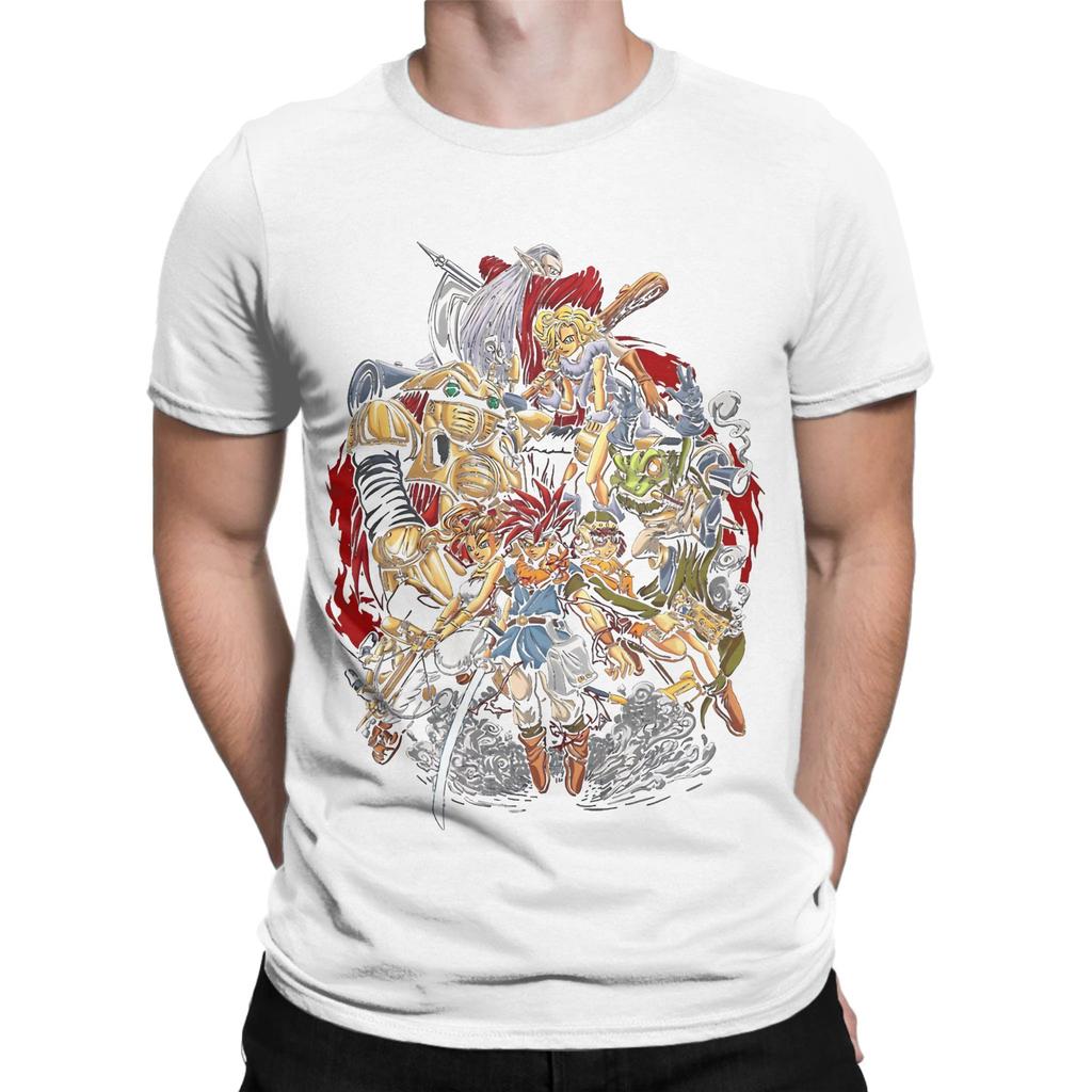 Chronos Triggers Colorful Graphic 100 Cotton TShirt Chrono Trigger Tees Tops For Unisex