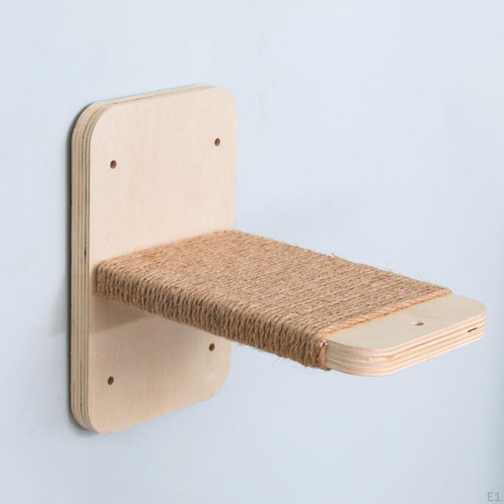 Cat Wall Shelf Indoor Cats Scratch Post Home Decoration Furniture Protection with Scratching Rope
