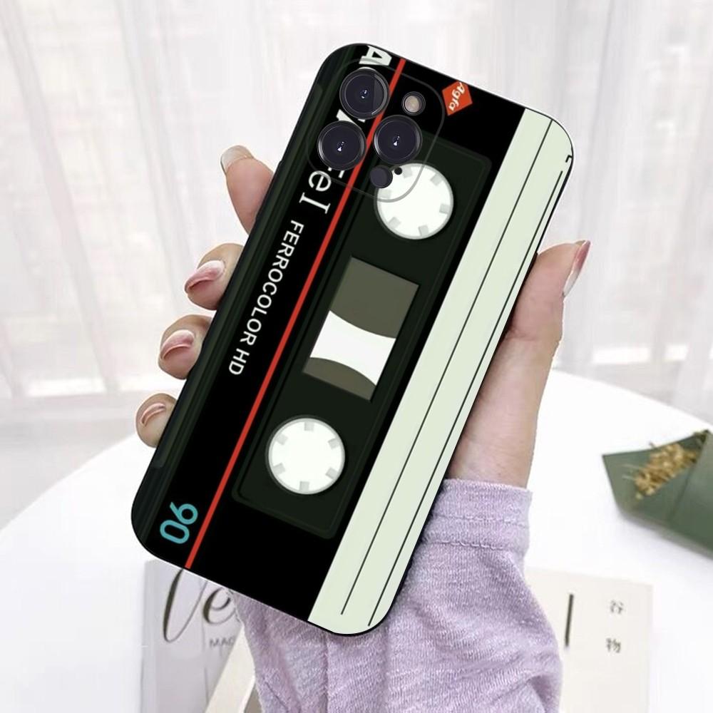 Vintage Cassette Tape Phone Case For IPhone 16 15 14 11 12 13 Mini Pro XS Max Cover 6 7 8 Plus X Funda Shell