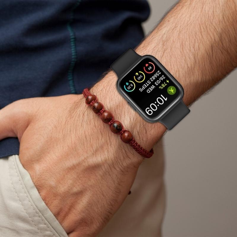 Silicone Wriststrap Replacement Quick Release Bracelet Smartwatch Silicone Band Breathable Belt Strap for V7