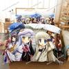 Little Busters Premium Luxury Bedding Set Japan Cartoon Soft Duvet Cover Plush Comforter Bedspread Twin/Single Size Printed