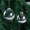 100/200 Stück Runde Weihnachtsbaumkugel-Anhänger Kappen Abnehmbar Metall-Weihnachtskugeln Aufhängekappen Festliche Neujahrsparty DIY-Dekorationen