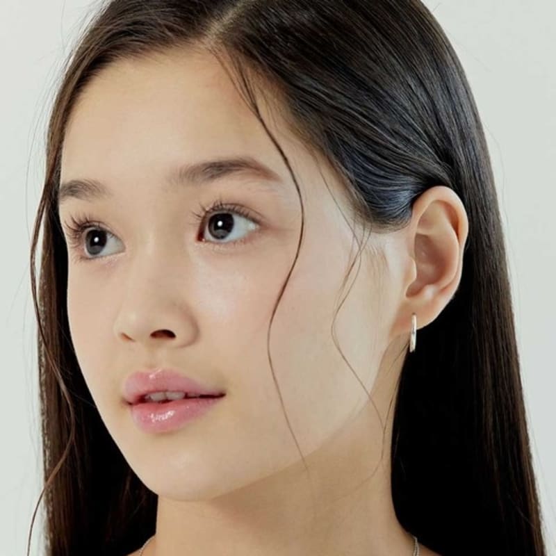 Murmur [925silver]Shine Hoop Earrings