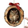Christmas Ornaments Acrylic Cartoon Forest Acrylic Christmas Ornaments Seasonal Decor For Tree Ceiling Cute Hanging Pendants