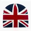 Autumn Winter Street Style UK Union Jack Jacquard Knit Beanie Unisex Warm Cold Weather Hat Fashion Personalized Cuffed Skull Cap