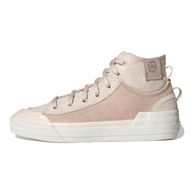 Originals Nizza Hi DL Rétro Décontracté Chaussures de Skate Montantes Baskets Femmes Rose Blanc GZ2648