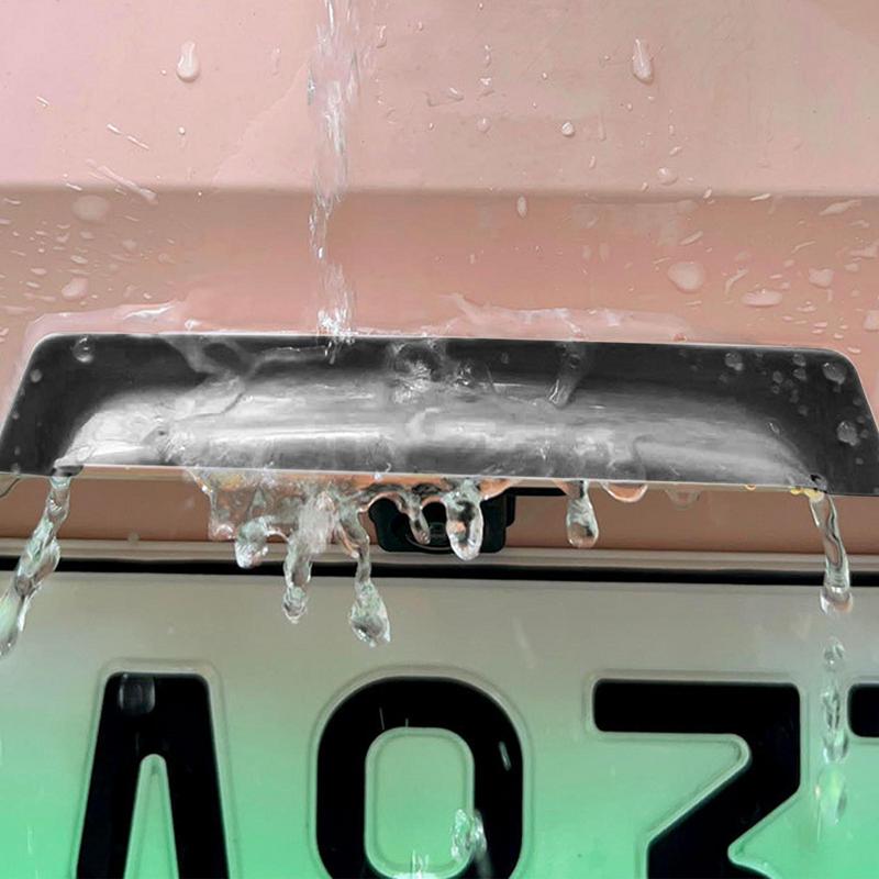 Car Reverse Camera Rain Shield Car Reversing Mirror Camera Rain Shade Cover Rainproof Waterproof Shield Car Exterior Accessories