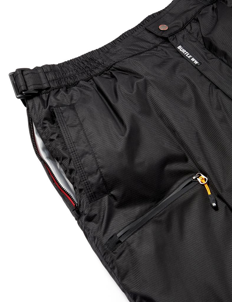 BURTLE Cold protection pants 7212 Black 3L (for fall/winter)