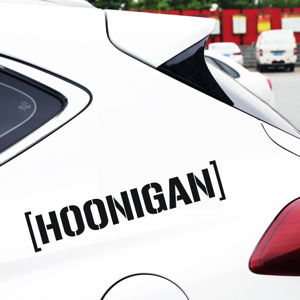 Autocollant de voiture JDM drôle, 2 pièces, 15x3cm/19x4cm/58x10cm,  décalcomanie en vinyle Hoonigan, décor mural de pare-chocs de fenêtre de  voiture, image size:999x999