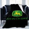 John Deere Logo Design Decke Geeignet für Sofas, Betten, Büros und Camping - Perfektes Geschenk für Halloween Weihnachten
