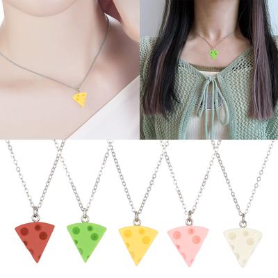 Collana Ciondolo Formaggio Carino Materiale Lega Ciondolo Formaggio Collana girocollo Accessorio Perfetto per Feste e Occasioni Speciali