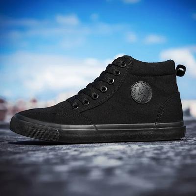 Classics Men's Canvas Shoes Street Skateboard Shoes High-top Sneakers for Men Breathable Casual Shoes Zapatillas Hombre