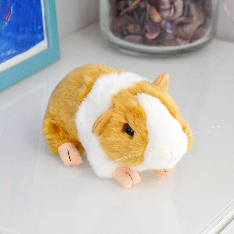 Lifelike Orange Guinea Pig Plush Toy For Children's Collection Gifts