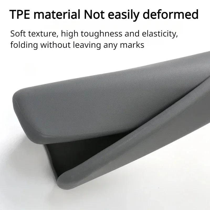 TPE Armrest Box Cover for Tesla Model Y/3/3+ Model Y Juniper Center Console Protective Cover Armrest Box Shell Car Accessories