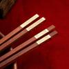 5 Pairs Red Sandalwood Chopsticks Set Natural Wooden Handmade Chopsticks Chinese Style Cooking Tools Tableware Gift