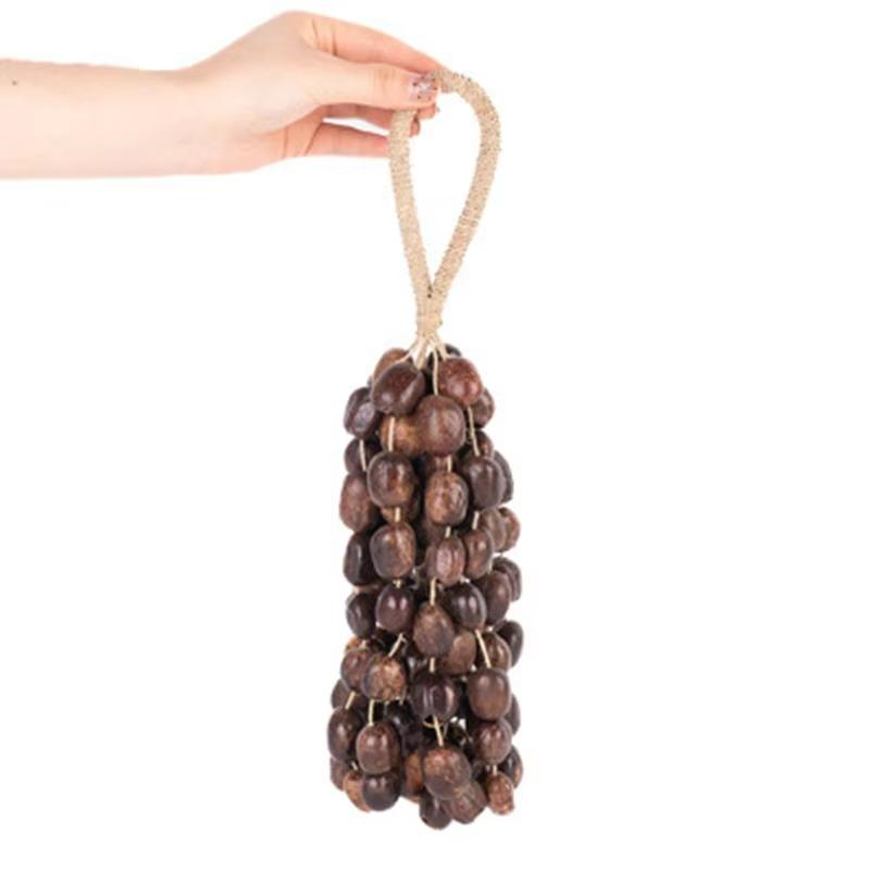 Fruit Shell Bells Outdoor Wind Chimes Hand Cranked String Bell Sound Healing Wind Chime Meditation Yoga Musical Instruments