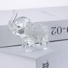 Funny Crystal Elephant Statue Modern Desktop Crystal Ornaments Baby Elephant Ornaments  Office