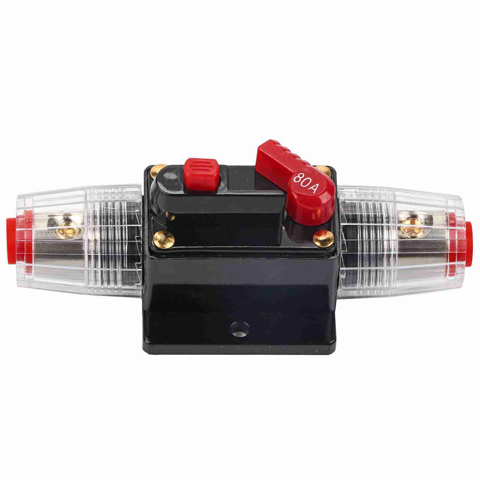 Circuit Breaker Reset Fuseholder 50Amp ‑100Amp Circuit Breaker Reset Fuseholder Car Boat  Holder Waterproof 12‑24V New