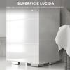 Bathroom Column in MDF with Open Shelf, Drawer and Closed Cupboard, 37x32.5x170 cm, White